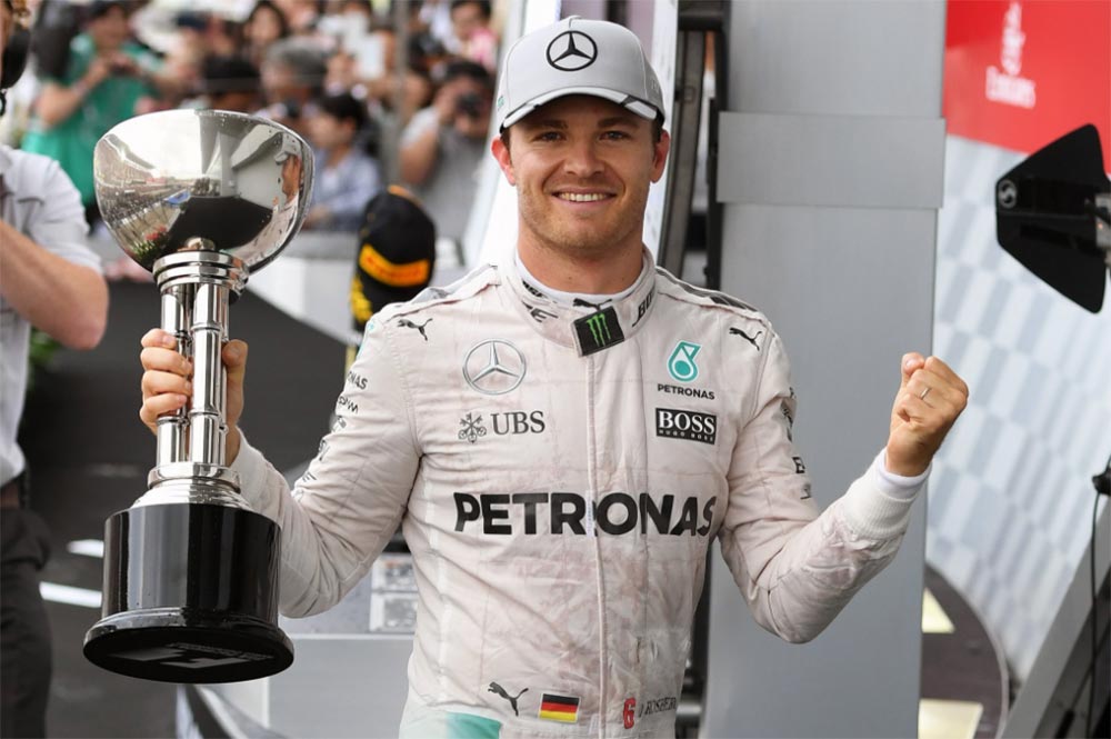 Rosberg é campeão com segundo lugar em Abu Dhabi